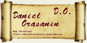 Daniel Orašanin vizit kartica